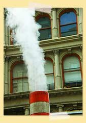 Picture of venting steam
