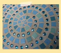 Image of mosaic spiral